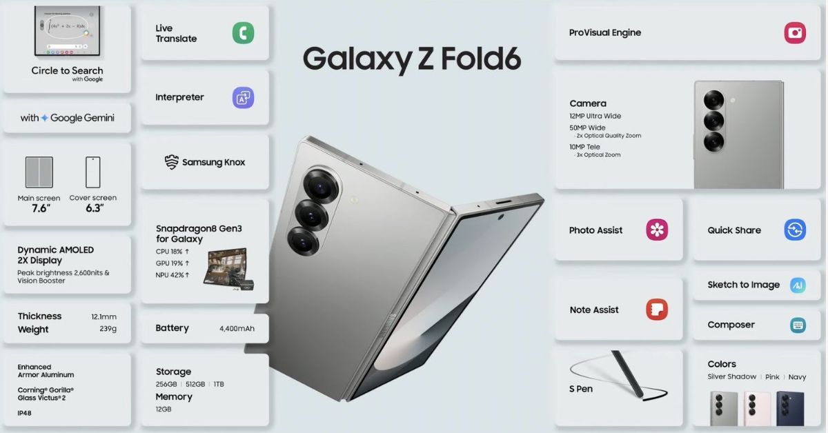 Samsung Z Fold 6 Singapore