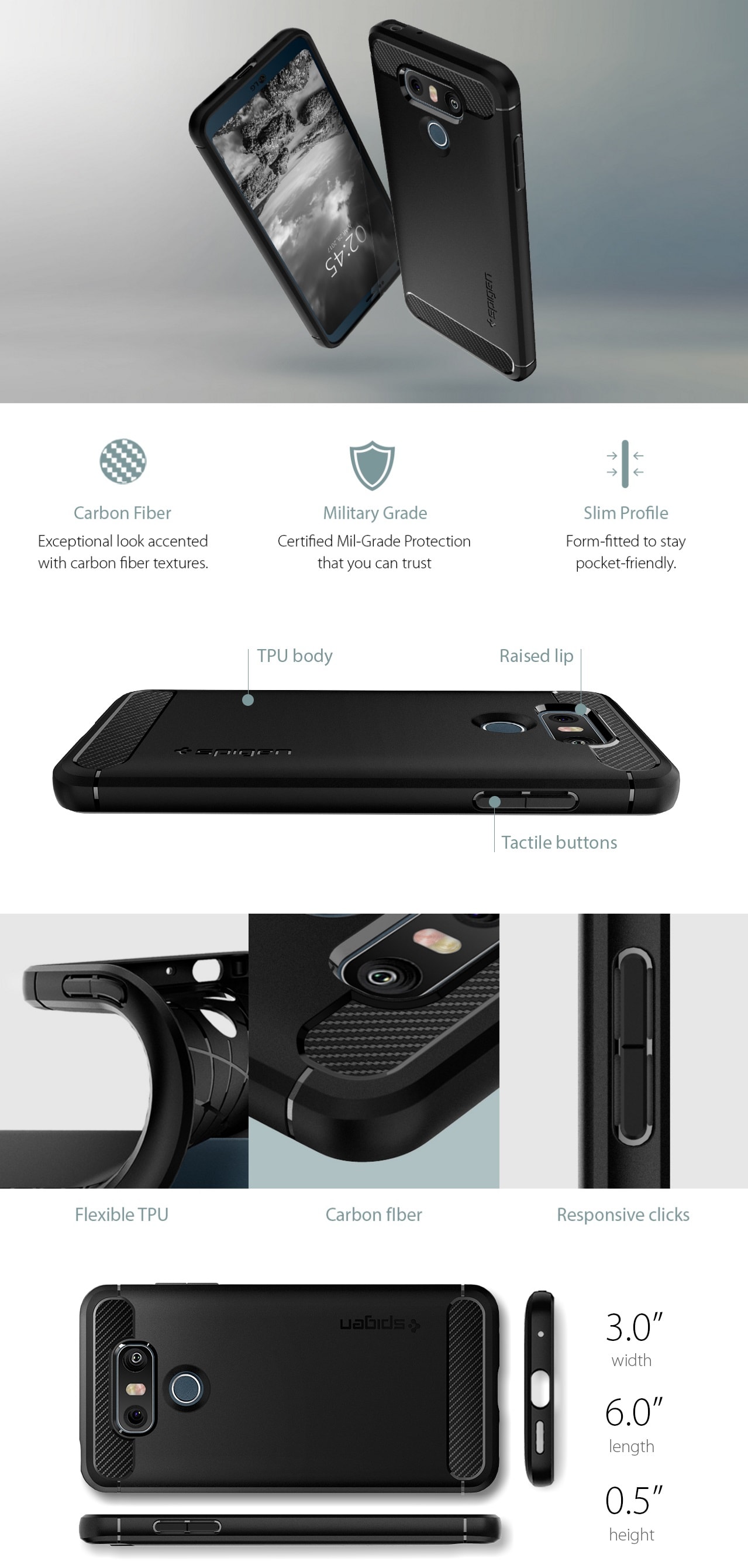 Spigen Lg G6 Rugged Armor spigen lg g6 rugged armor