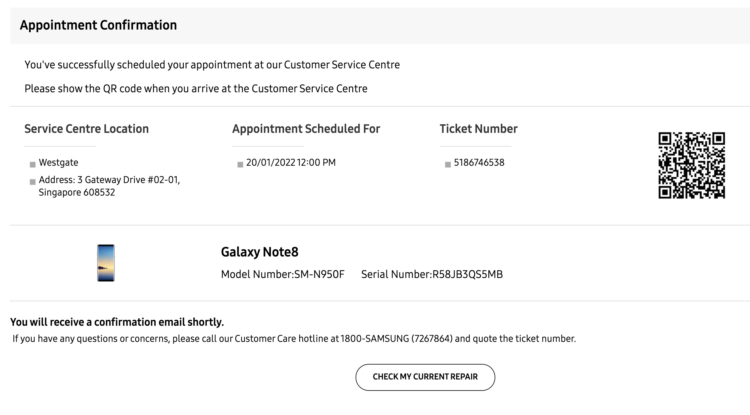 Samsung Service Centre Singapore