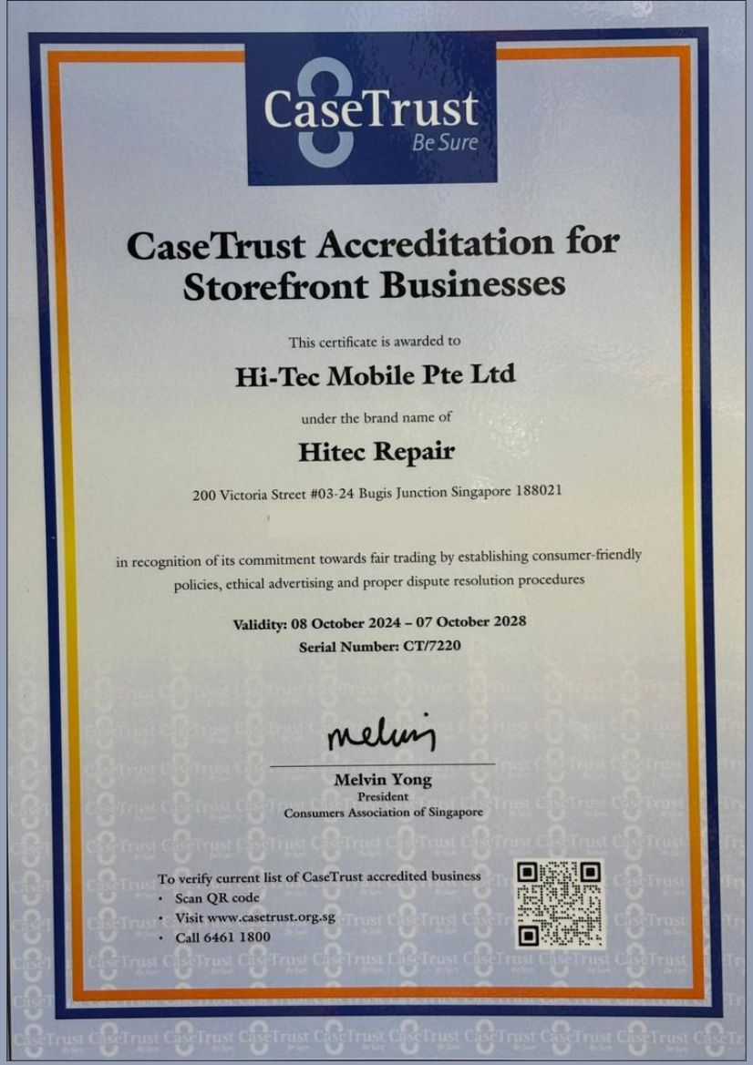 CaseTrust accreditation