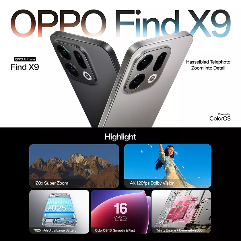 Oppo Find X9 Pro Singapore