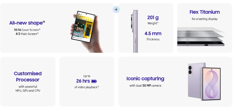 Samsung Z Fold8 ultra Singapore